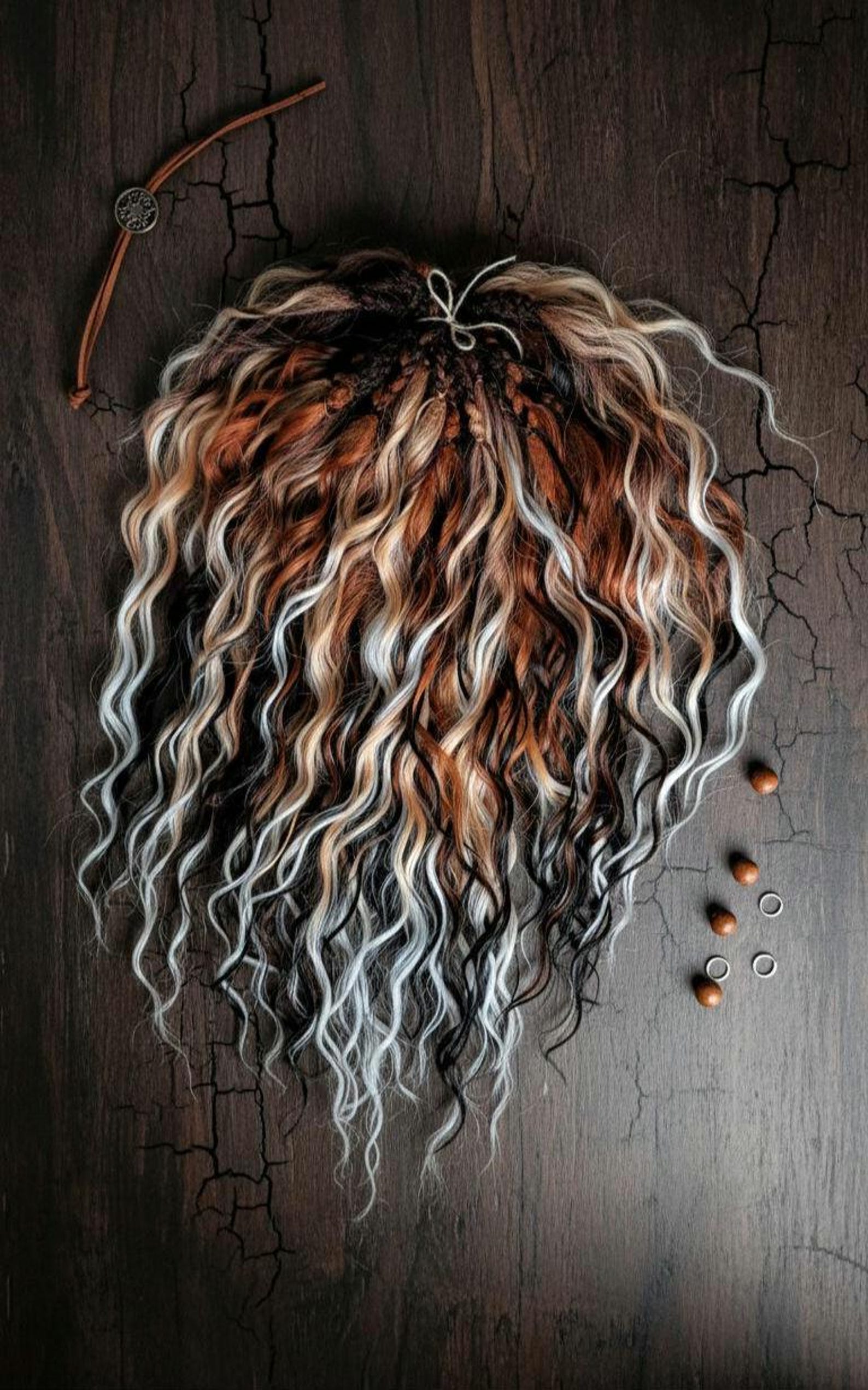 3D Curly Dread Extensions With Soft Braid Base | Natural Voluminous ...