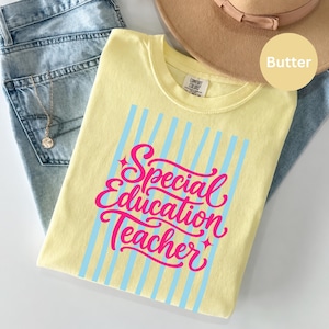 Specialpedagog SVG, SPED-lärare PNG, Retro lärarskjortadesign, Cricut-klippfil, sublimering, digital nedladdning av lärargåva