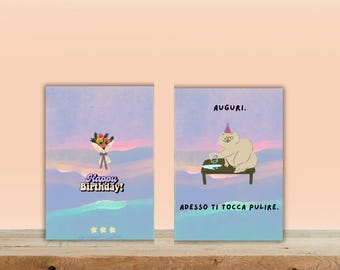 Biglietti di auguri per compleanno ironici