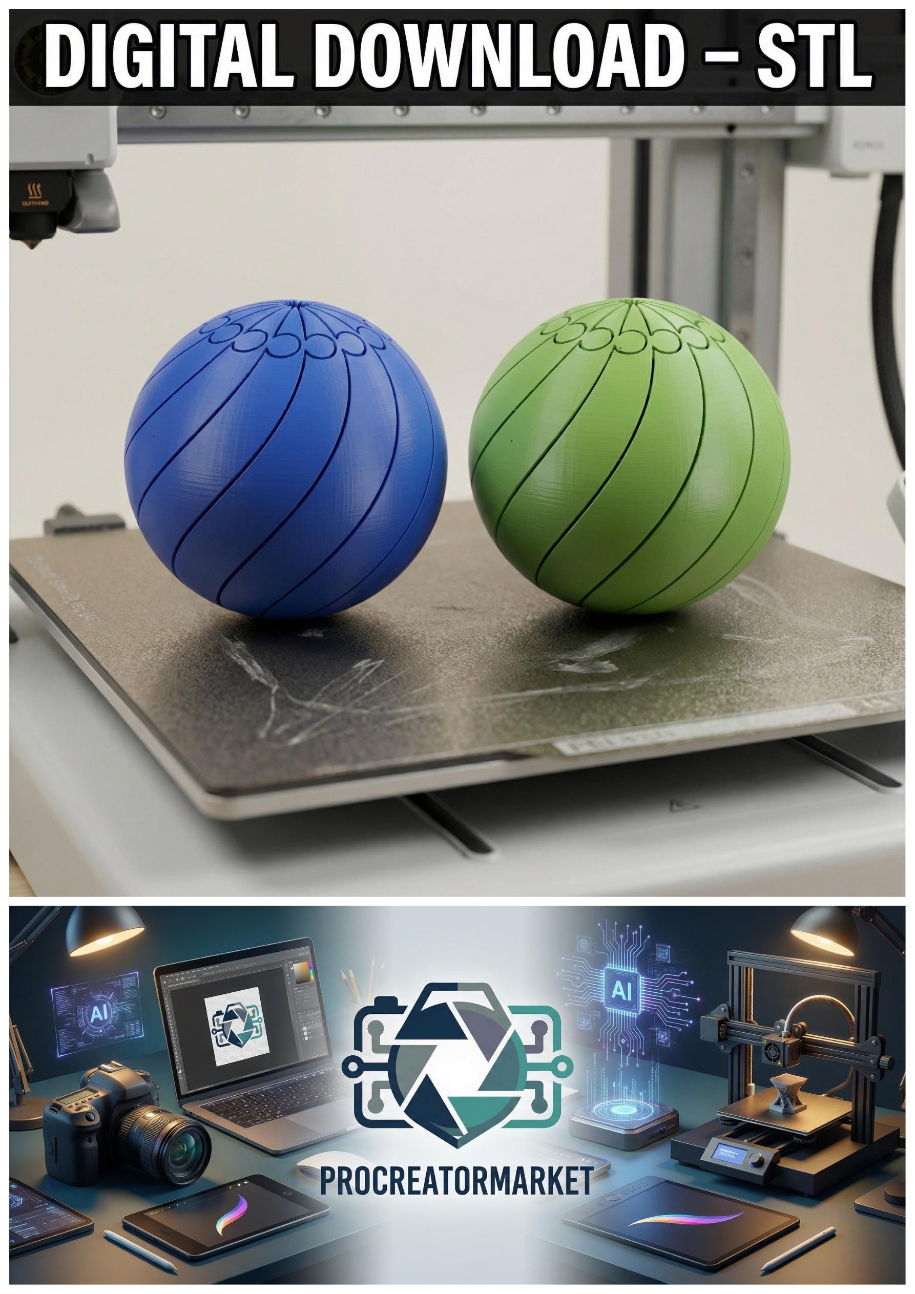 Twisty Fidget Ball STL | Reinforced 3D Print File (digital Download) - Etsy