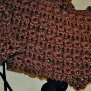 Crochet Pattern PDF Stellar Star Stitch Scarf-cessory 1 Pattern 2 Options Scarf or Belt / Sash in 5 Sizes image 4