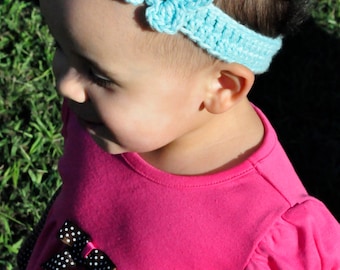 Crochet Pattern PDF - Headband / Bracelet - Butterfly - Newborn to Adult Sizes