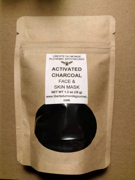 Activated Charcoal Powder Face & Skin Mask Etsy