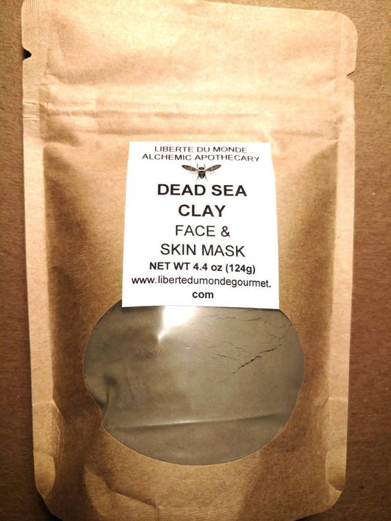Dead Sea Clay Powder Face & Skin Mask Etsy
