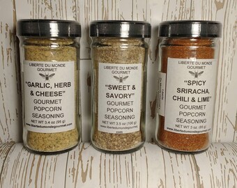 Custom Gourmet Popcorn Seasonings