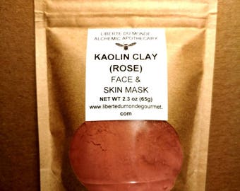 Kaolin Clay (Rose) Powder Face & Skin Mask