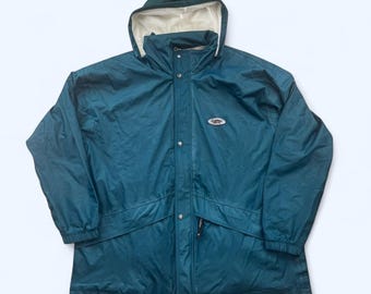 Vintage Löffler Gore-Tex Jacket Packable 90s Blue Men’s Size L Rain Outdoor Coat