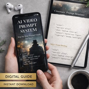 AI Video Prompt Guide for Beginners | Cinematic JSON Prompt System | ChatGPT Video Creation Framework | Veo 3 - Compatible PDF image 6
