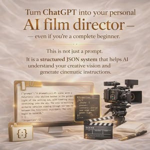 AI Video Prompt Guide for Beginners | Cinematic JSON Prompt System | ChatGPT Video Creation Framework | Veo 3 - Compatible PDF image 2