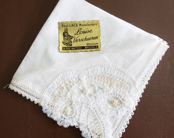 belgian lace handkerchief