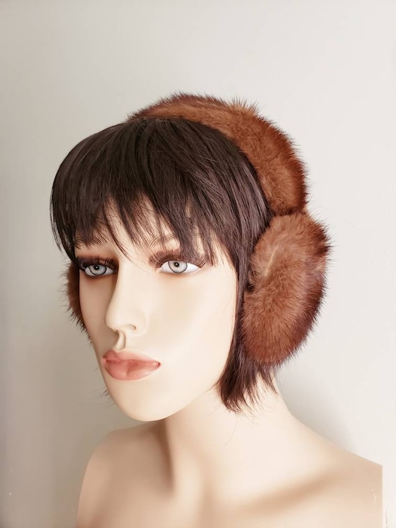 Vintage Mink Fur Ear Muffs