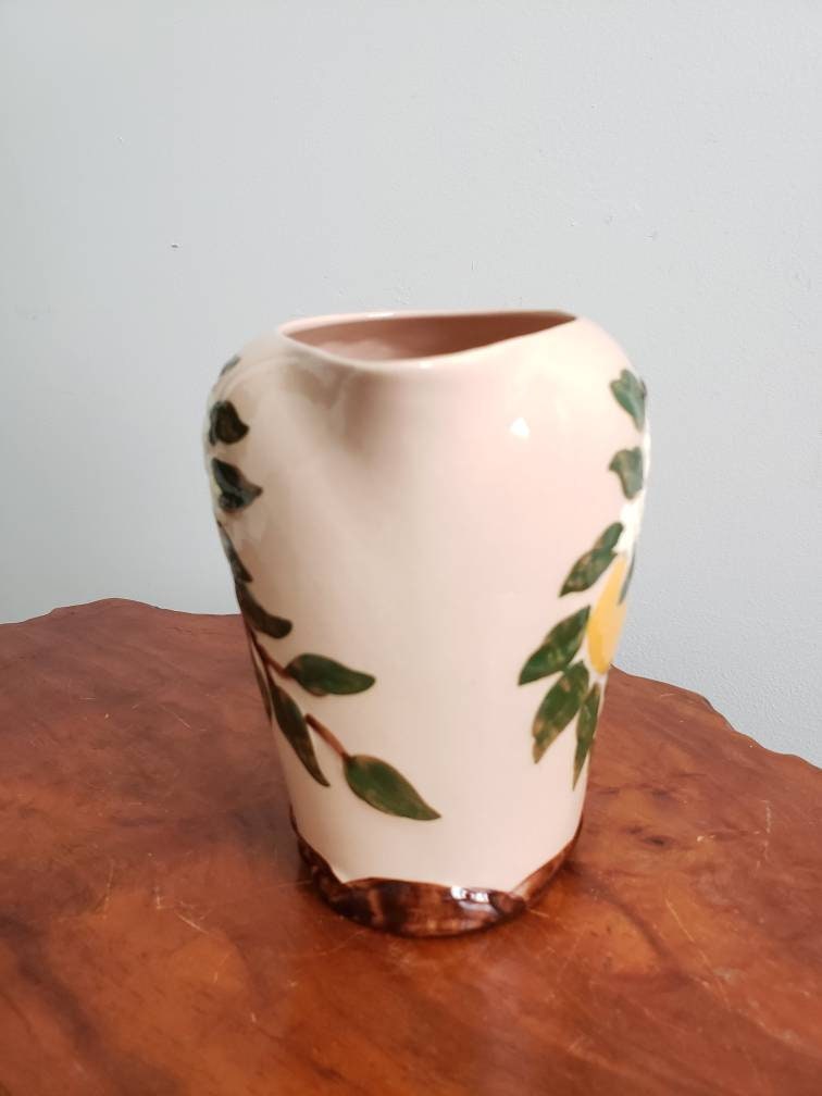 Mid Century Orchard Dinnerware Orange Blossoms Ceramic pitcher Etsy