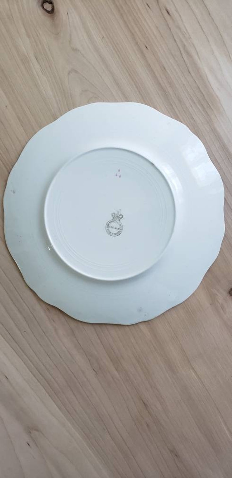 Vintage John Maddock Pink China Dinnerware Set of 3