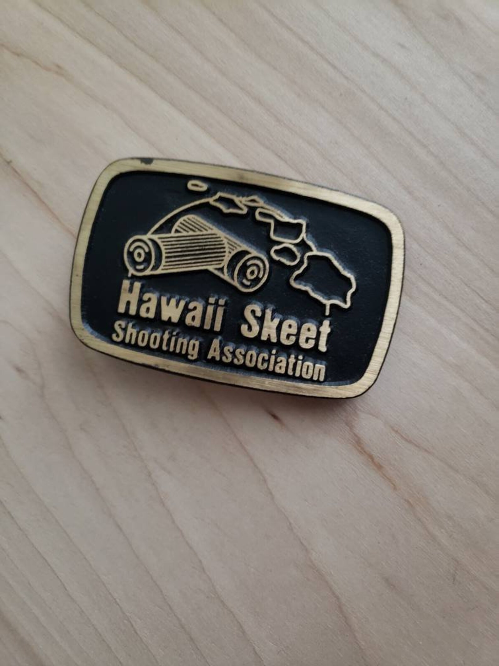 Vintage Brass Belt Buckles Trap & Skeet Hawaii Skeet Shooting Etsy
