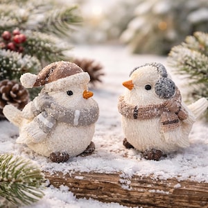 Birds of a Father “Winter Holiday” ❄️🐦 As gentle snowflakes