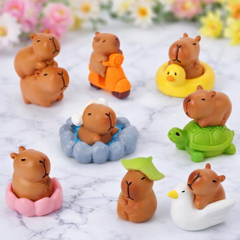 Mini Capybara Figurine - Etsy