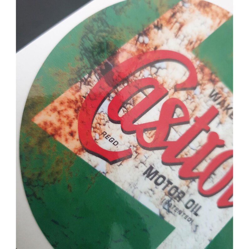 Castrol Wakefield 400mm Motor Oil Retro Decals Vinyl Graphics X 2 ...