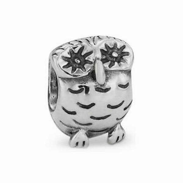 pandora wise studious owl sterling silver charm  free tracked postage