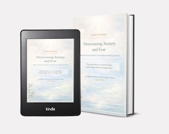 Christian Youth Study Guide E-Book: Overcoming Anxiety and Fear Workbook (Digital Download)