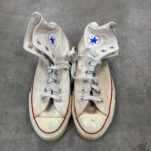 Vintage Made In USA Converse Chuck Taylor High Top Sneakers