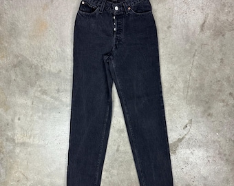 Vintage ‘93 Women’s USA Levi’s 501 Black Jeans