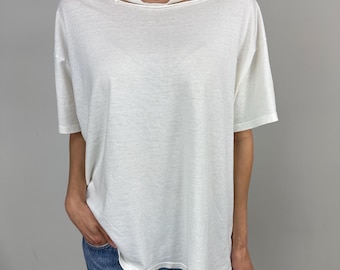 Vintage Thrashed Dingy White T-Shirt