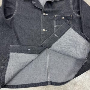 Vintage USA Cat / Caterpillar arbetskläder äkta svart jobbjacka bild 4