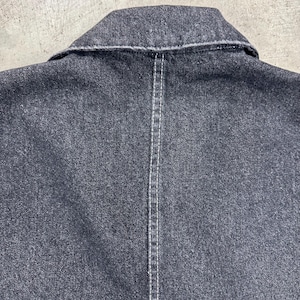 Vintage USA Cat / Caterpillar arbetskläder äkta svart jobbjacka bild 8