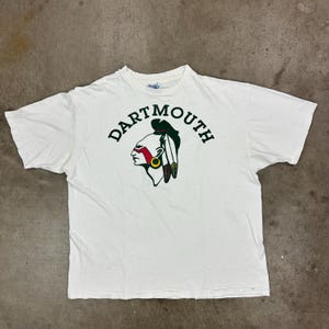 Vintage College T Shirt Dartmouth - Etsy