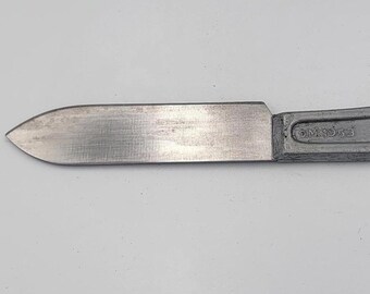 Vintage 1953 U.S. Military Mess Kit Knife marked O.M. 1953 Korean War Era