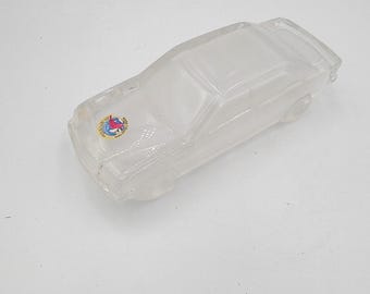 Vintage Hofbauer Crystal Mercedes-Benz 190E Figurine