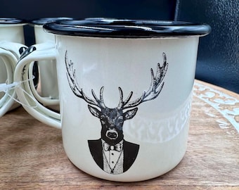 Bay Island Buck Mugs (SET OF 4)