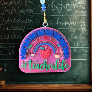 Hashtag "# TeacherLife" Car Air Freshie