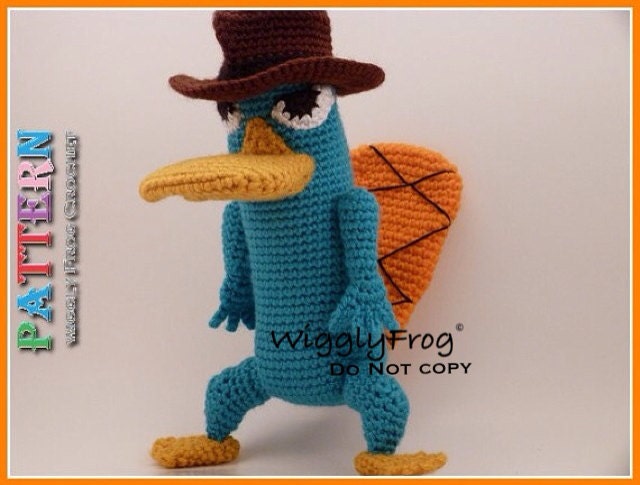 30 Perry the Platypus Crochet Patterns for Fans of Agent P, Amigurumi, and Giftable Makes 20 Perry the Platypus Amigurumi Crochet Pattern
