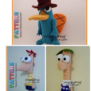 On Sale! Amigurumi Crochet PATTERN- 3 Pattern Special &quot;PDF file&quot;