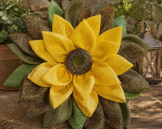 Featured listing image: Sunflower wreath