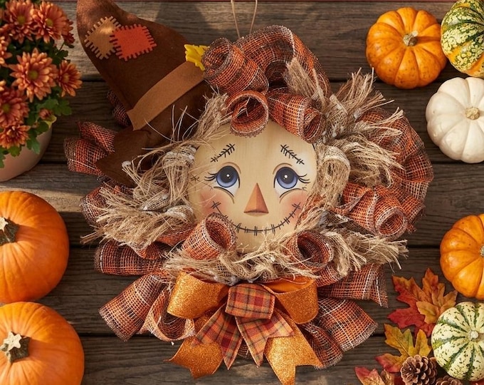 Featured listing image: Scarecrow Wreath