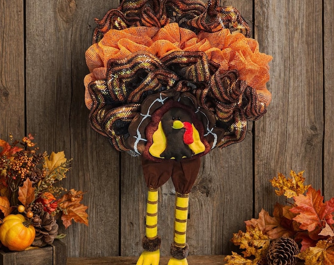 Featured listing image: Goble Goble Turkey Wreath