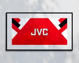 Arsenal Home Shirt Print 1992-94