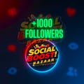 TikTok 1000 Followers | 100% Safe | Fast Delivery | Unlock Your TikTok Live Feature Instantly product logo