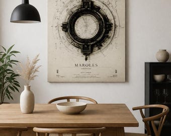 Circle of Fifths Canvas | Theory Chart | Education Decor | Studio Art