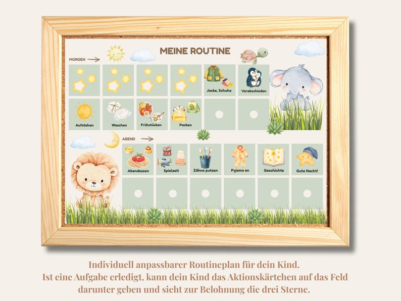 Children's Routine Planner (printable) | Morning and Evening Routine ...