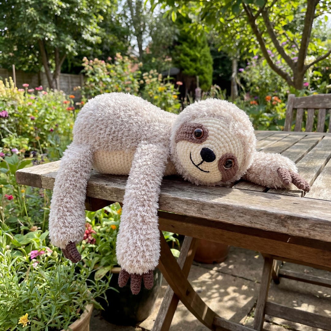 Realistic Sloth Amigurumi Crochet Pattern PDF Tutorial Detailed ...
