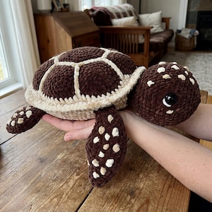 Realistisch haakpatroon zeeschildpad amigurumi pdf oceaan pluche
