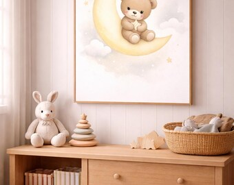 Nursery wall art,Kids Room Decor,Cozy Decor,Funny Prints,Children Room,Kids Gift,Baby Boy Room,Child Boy Room Art,Forest Animals,