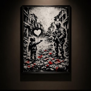Banksy palestine - Etsy 日本
