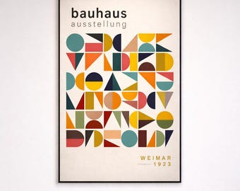 Bauhaus Poster,Bauhaus Print,Mid Century Modern,Bauhaus Modernist,Mid Century Modern,Bauhaus Decor,Modernist Home Decor,Bauhaus Inspired