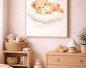 Nursery wall art,Kids Room Decor,Cozy Decor,Funny Prints,Children Room,Kids Gift,Baby Boy Room,Child Boy Room Art,Forest Animals,
