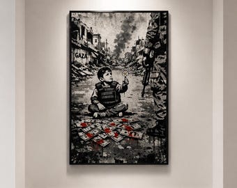 Bansky, Hope ,Street Art Print,Bansky Inspired,Banksy Style,Banksy Wall Art,Bansky Poster, Banksy Wall Art, Graffiti, Banksy Graffiti Art