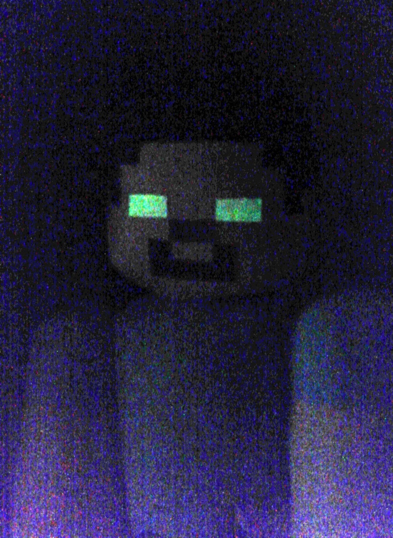 12 Inch Jointed Herobrine with Glow Eyes Plush Toy Etsy